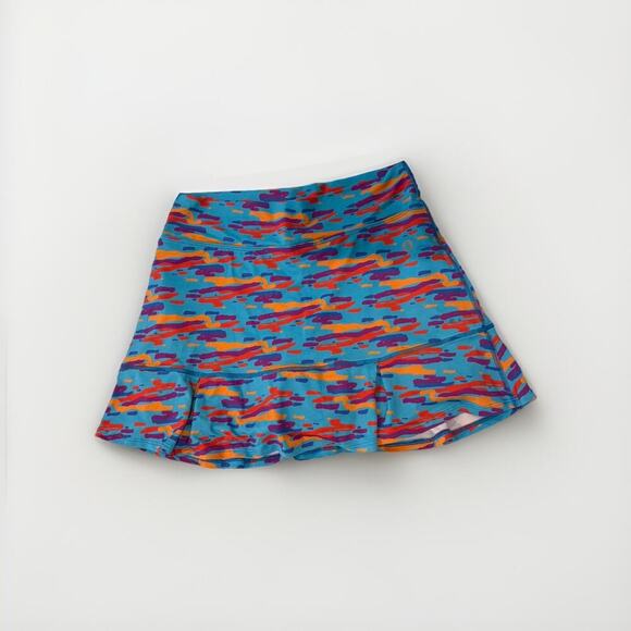 Donna Jo Skort Tam 2 Size 2 Medium Colorful Abstract Pickleball Tennis Golf Dona - Picture 3 of 9